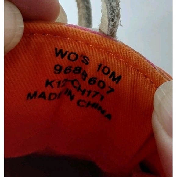 Sperry Top Sider Women's 9688607 Pink Orange‎ Sequins Boat Shoes Size 10 M - Picture 5 of 6